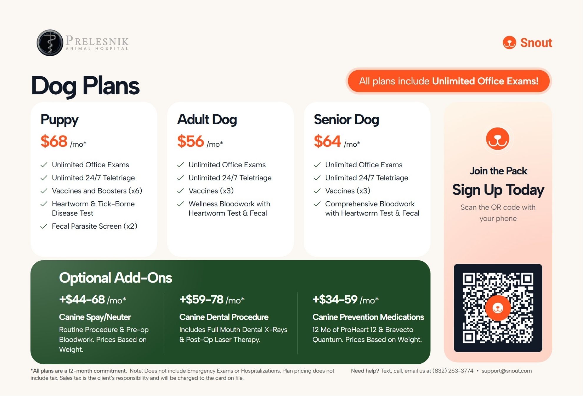 Prelesnik Snout Dog Plans